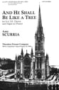 And He Shall Be Like a Tree SATB choral sheet music cover